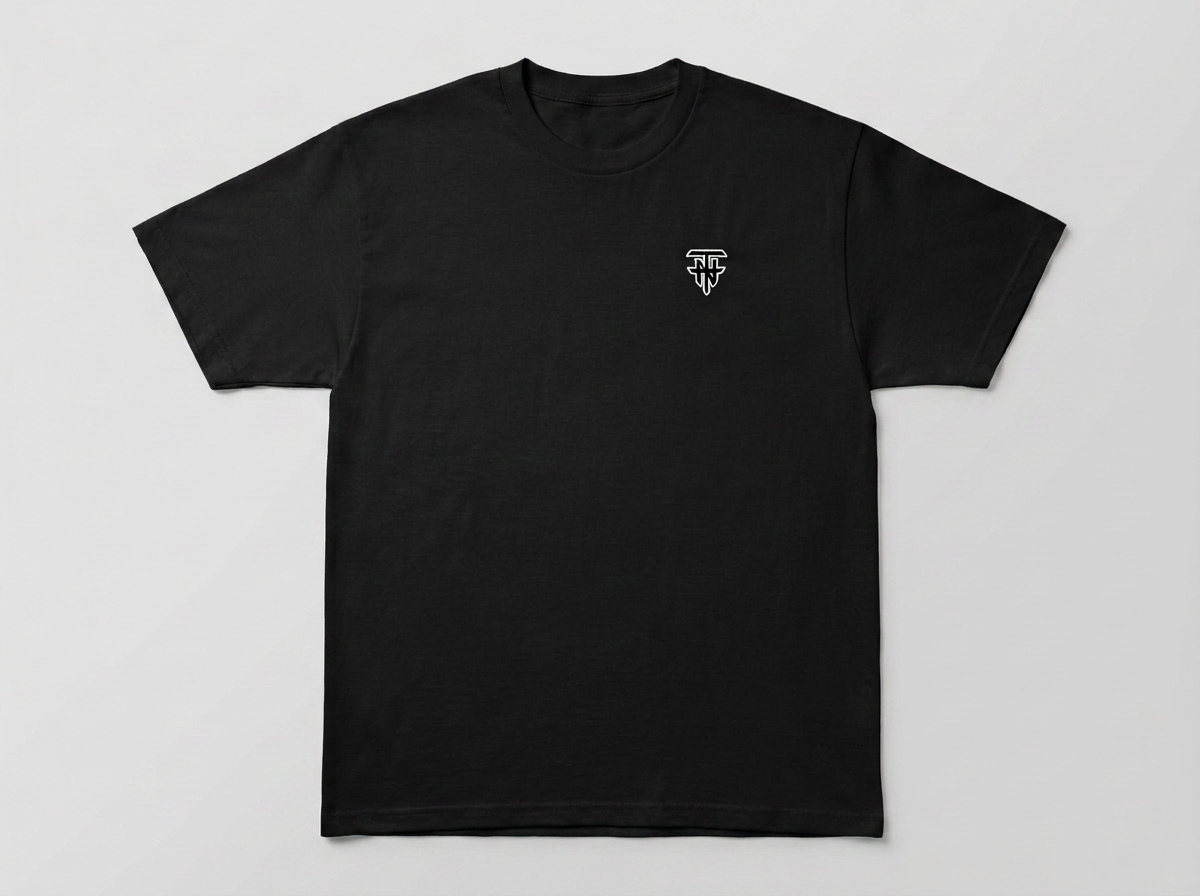 EMBROIDERED LOGO TEE