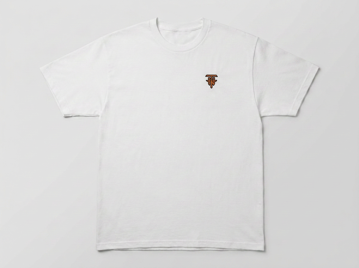 EMBROIDERED LOGO TEE