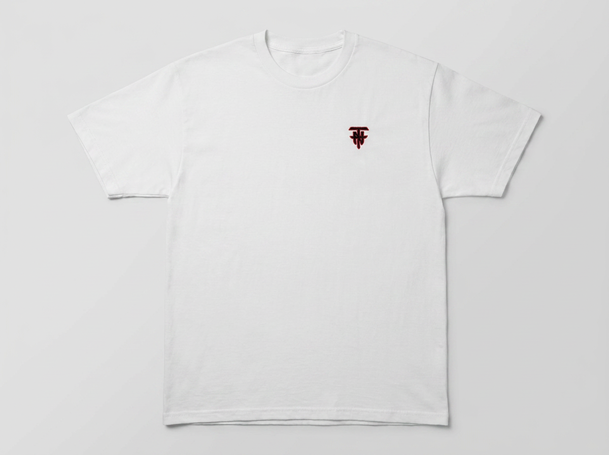 EMBROIDERED LOGO TEE