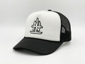 UPSIDE DOWN LOGO TRUCKER HAT