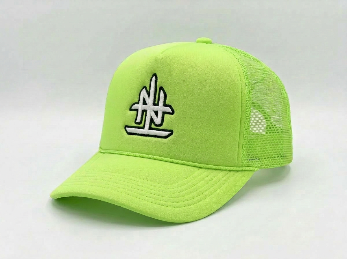 UPSIDE DOWN LOGO TRUCKER HAT