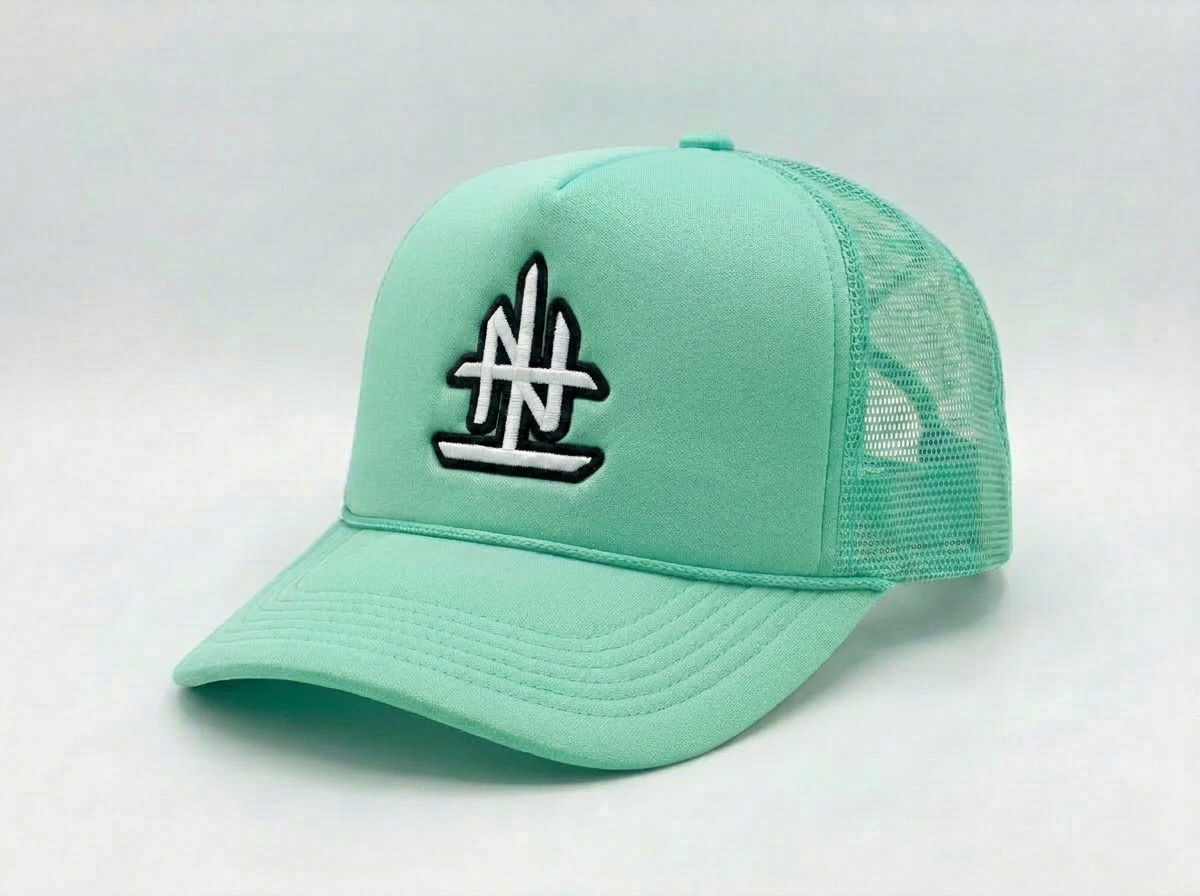 UPSIDE DOWN LOGO TRUCKER HAT