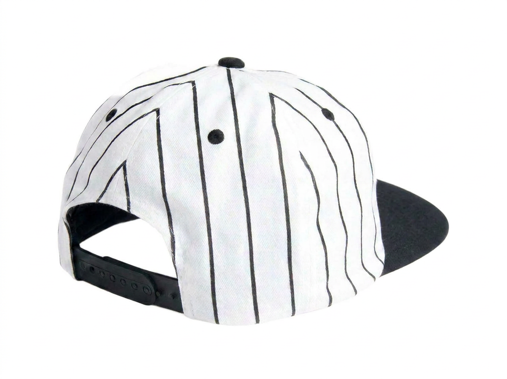 PINSTRIPE *STICKBALL* SNAPBACK CAP