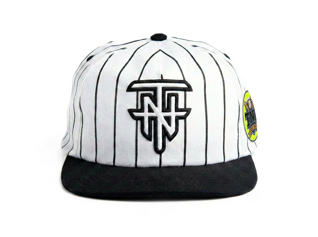 PINSTRIPE *STICKBALL* SNAPBACK CAP