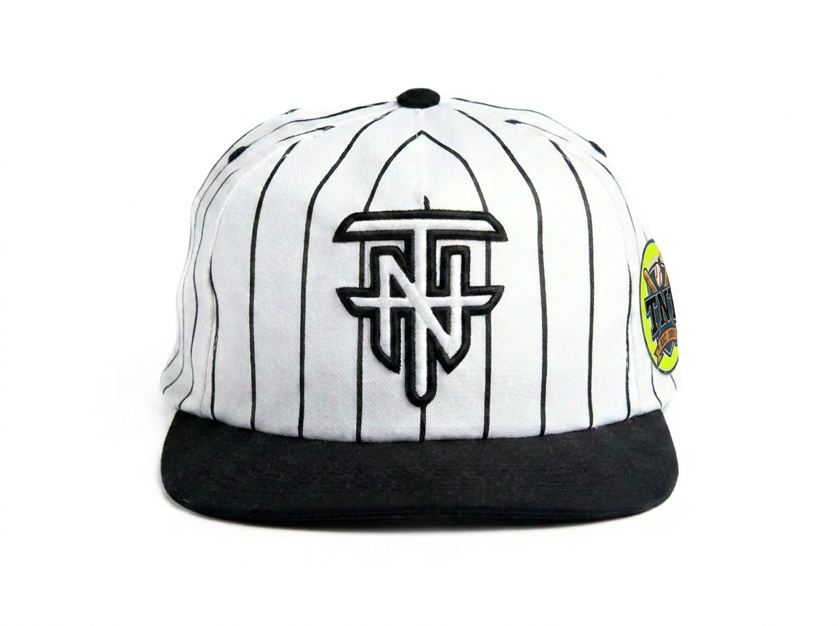 PINSTRIPE *STICKBALL* SNAPBACK CAP
