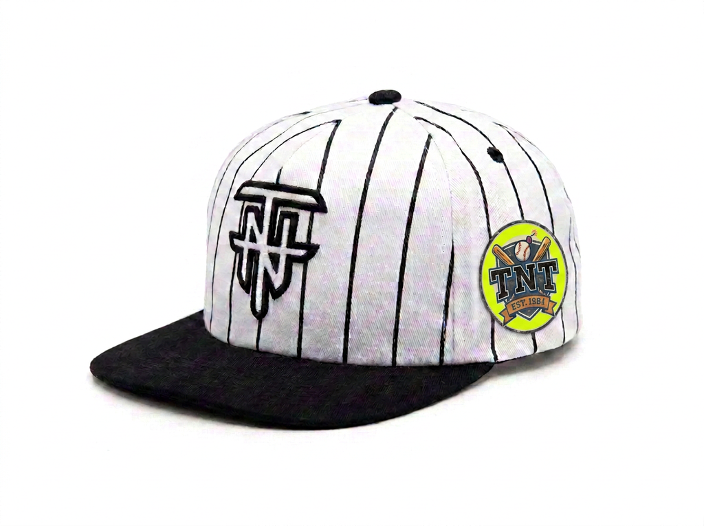 PINSTRIPE *STICKBALL* SNAPBACK CAP