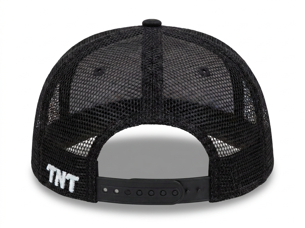 UPSIDE DOWN LOGO TRUCKER HAT
