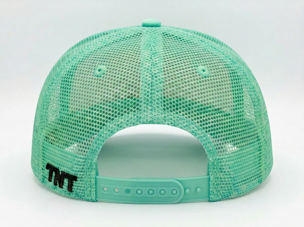 UPSIDE DOWN LOGO TRUCKER HAT
