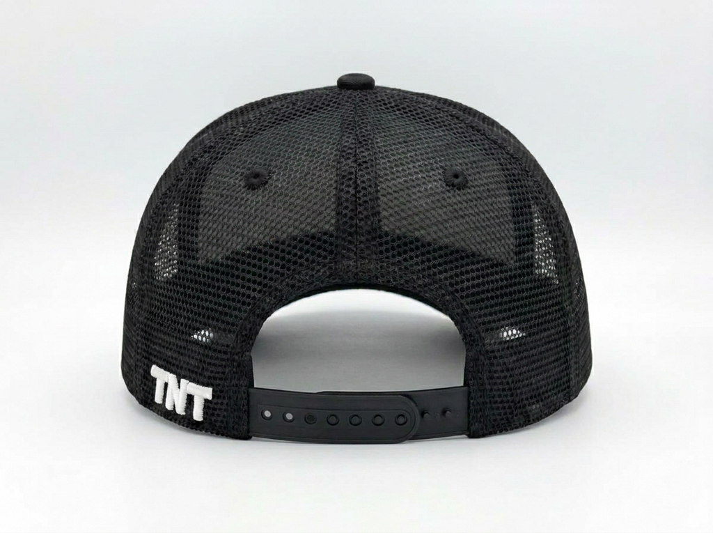 UPSIDE DOWN LOGO TRUCKER HAT