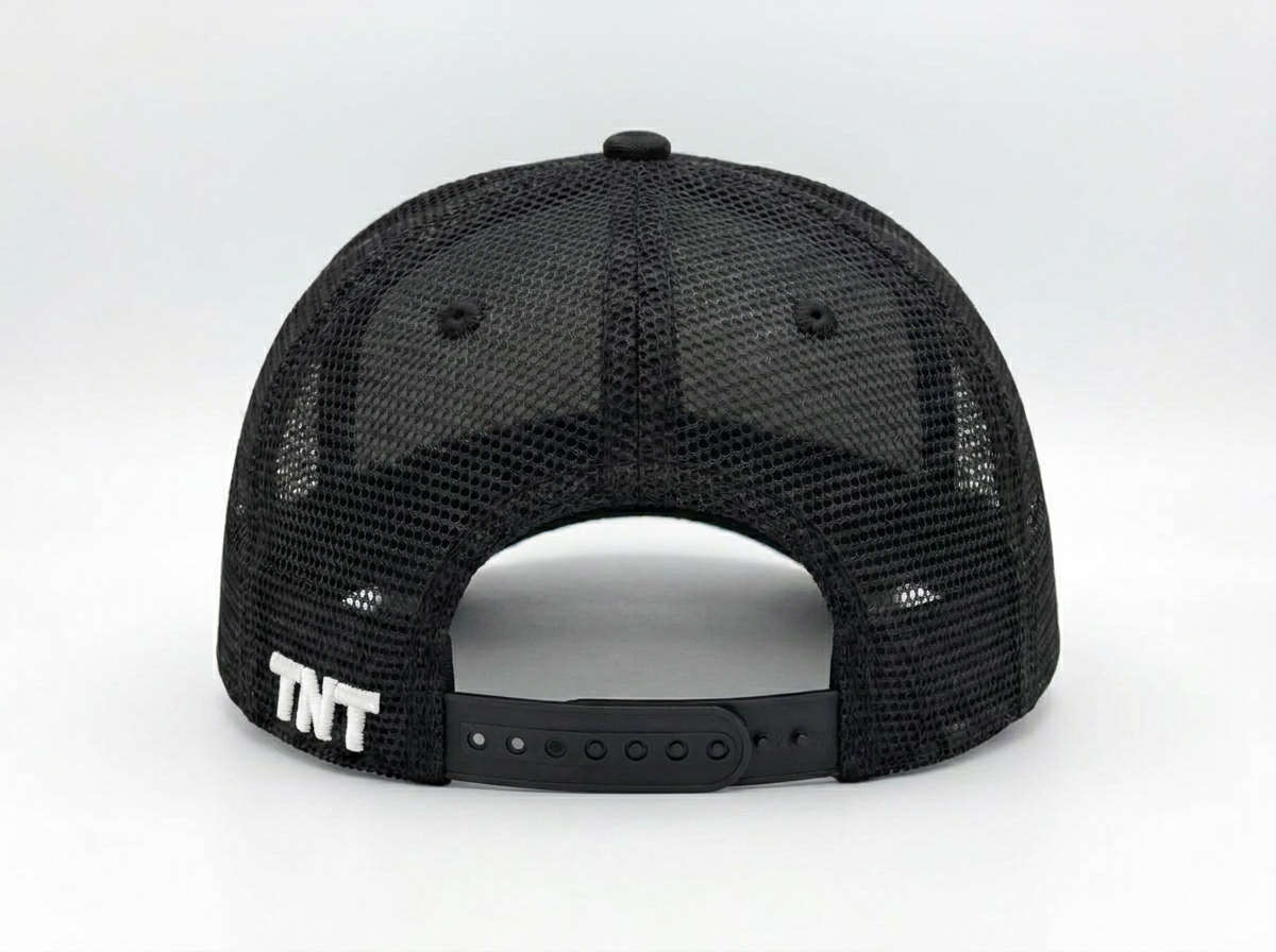 UPSIDE DOWN LOGO TRUCKER HAT