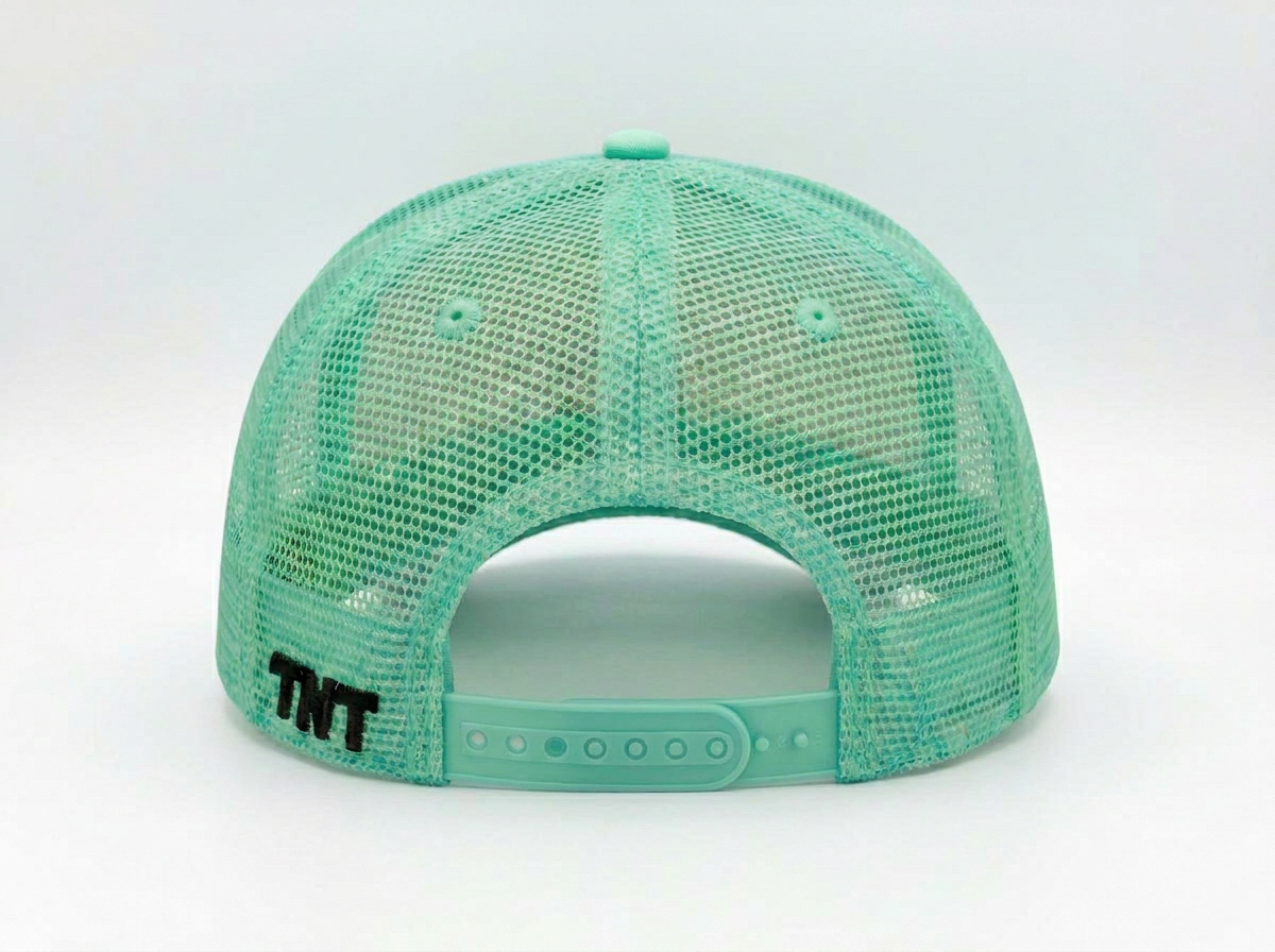 UPSIDE DOWN LOGO TRUCKER HAT